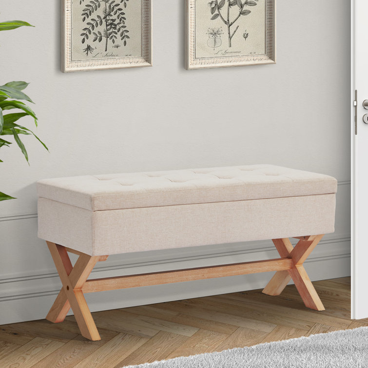 Upholstered small online bench